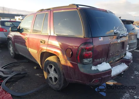 2005 Chevrolet Trailblazer Ls из США, поврежденный, VIN 1GNDT13SX52268925
